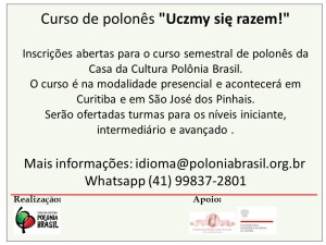 Curso de polones divulgação semestre 2 - 2018