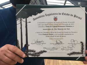Título de Capital Polonesa do Paraná, concedido pela Assembléia Legislativa do Paraná