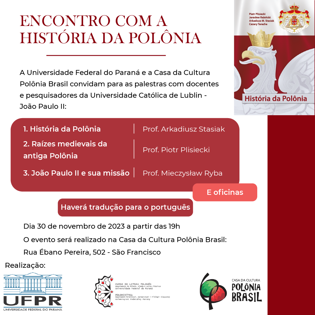 Encontro com a História da Polônia – Casa de Cultura Polônia Brasil